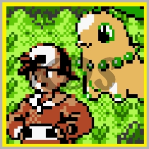 A Trainer and his Chikorita (G)